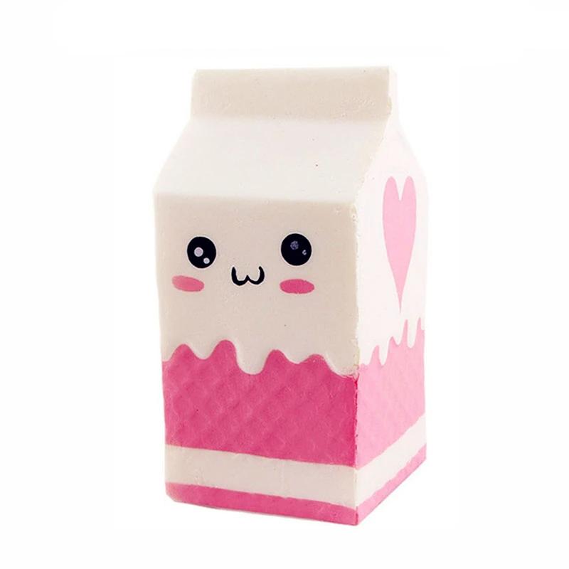 Balle Anti-Stress Squishy Lait
