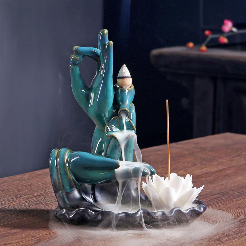 Porte Encens Main Bouddha - Élégance Zénitude et Sérénité Artisanale