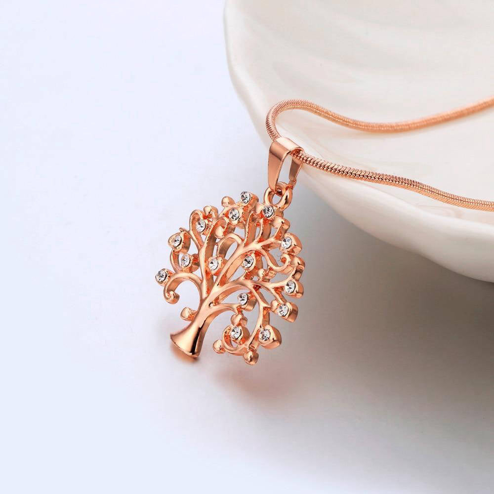 Collier Arbre de Vie Doré - Bijou Élégant et Spirituel