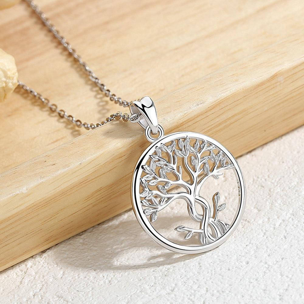 Pendentif Arbre de Vie Celtique en Argent Massif