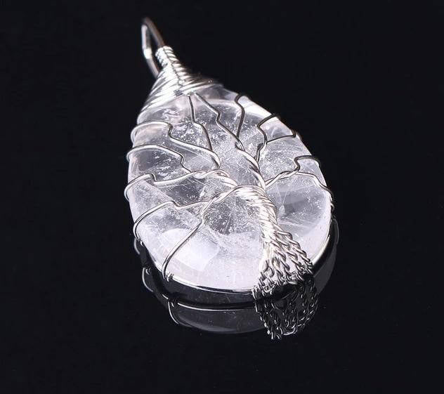 Pendentif Arbre de Vie en Pierre Naturelle