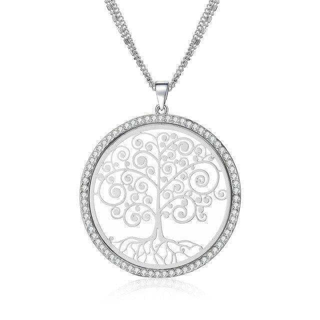 Collier Arbre de Vie Argenté - Élégance intemporelle et symbolisme raffiné