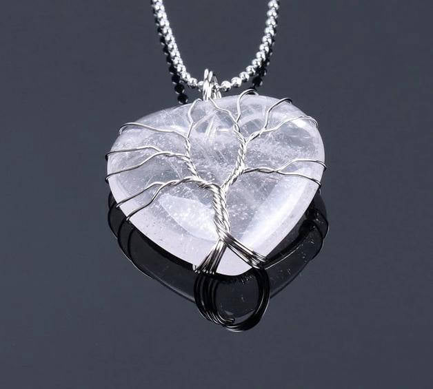 Collier Arbre de Vie 'Amour' : Élégance Symbolique, Énergie Positive