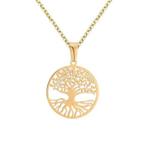 Collier Arbre de Vie Acier Inoxydable