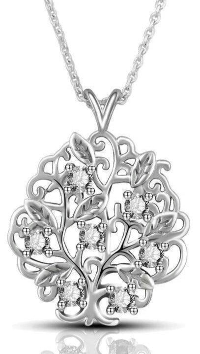 Collier Arbre de Vie en Argent Massif
