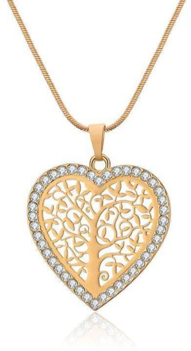 Collier Arbre de Vie Cœur