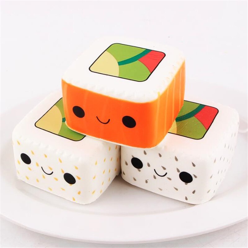 Balle Anti-Stress Squishy Sushis pour une Détente Instantanée