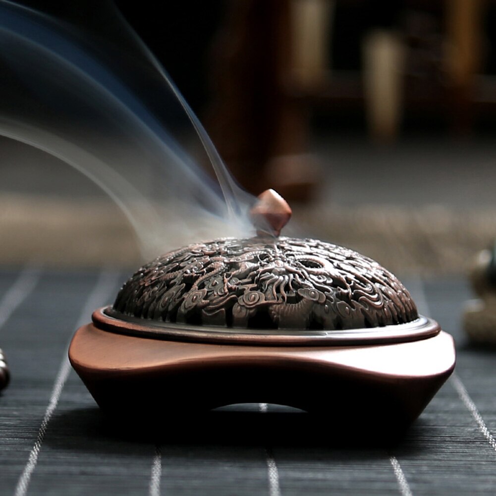 Brûle Encens Cuivre : Élégance Artisanale pour Ambiance Envoûtante