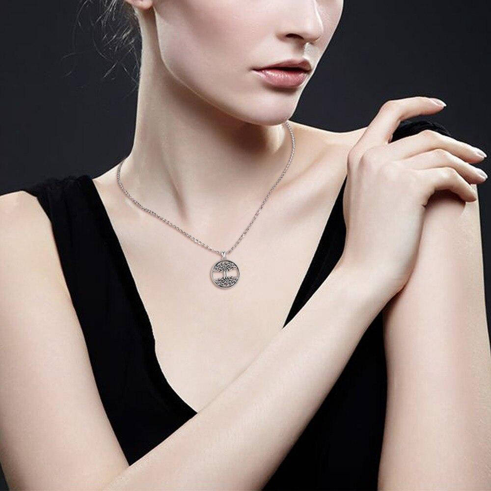 Collier Arbre de Vie Irlandais en Argent Massif