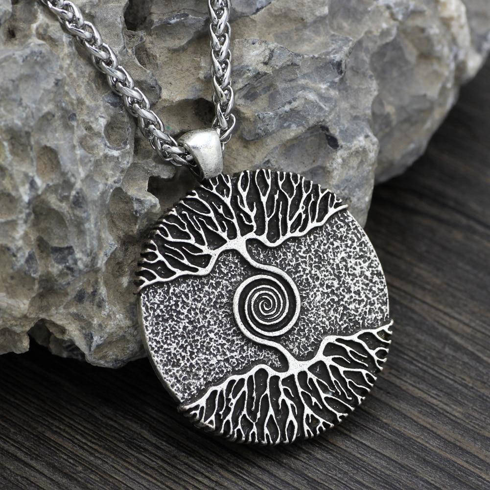 Collier Arbre de Vie Yggdrasil Ciel et Terre