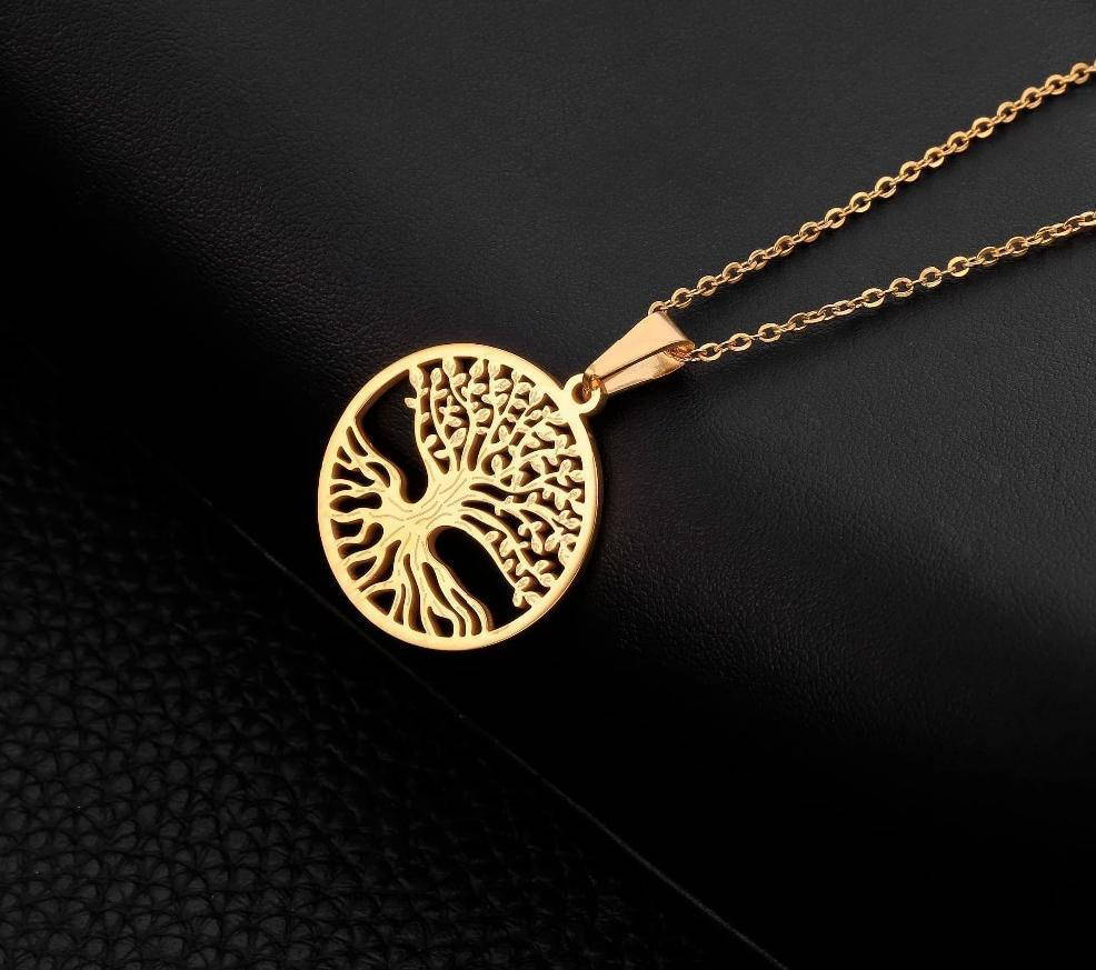Collier Arbre de Vie Acier Inoxydable