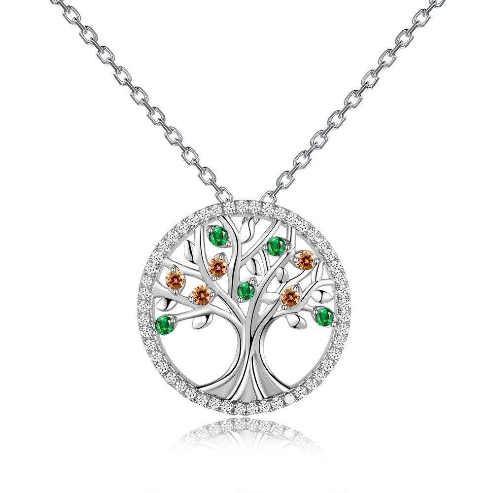 Collier Arbre de Vie : Éclat Naturel, Élégance en Perles Boisées