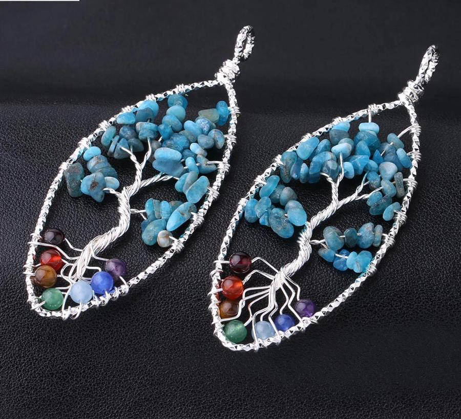 Pendentif Arbre de Vie 7 Chakras : Équilibre et Énergie Spirituelle