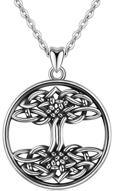 Collier Arbre de Vie Irlandais en Argent Massif