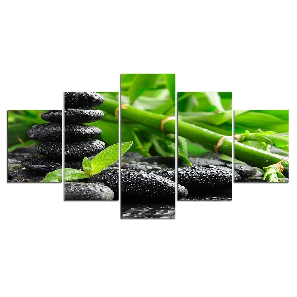 Tableau Zen Bougies Galets - Ambiance Relaxante et Élégance Naturelle