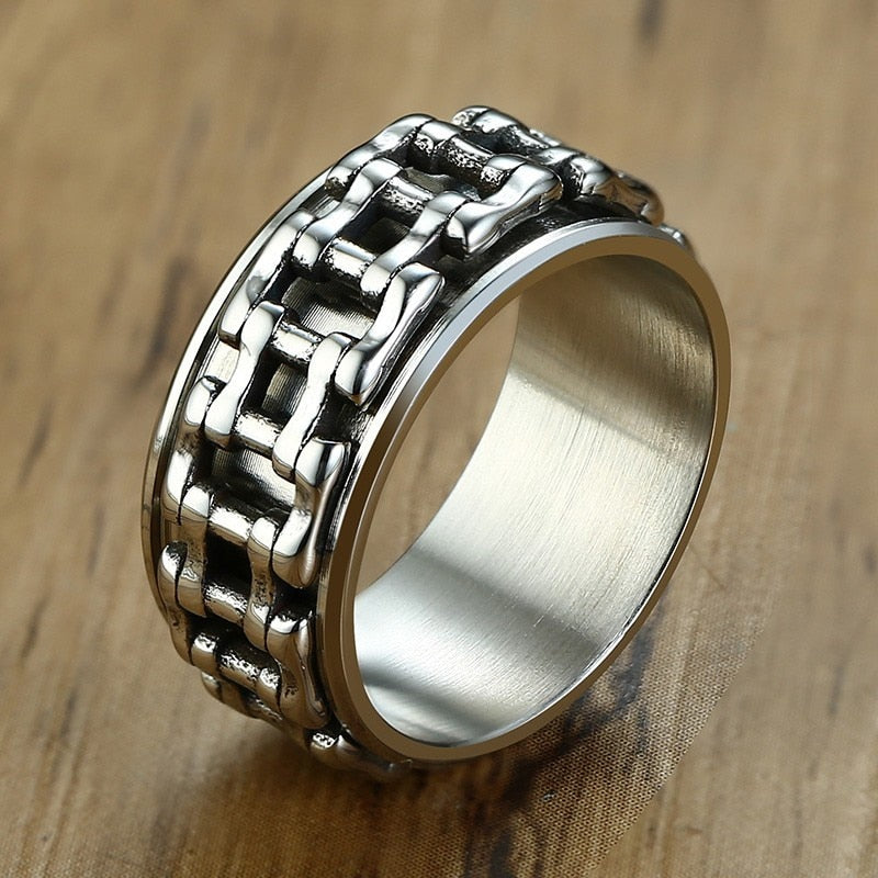 Bague Anti-Stress Anneau Tournant