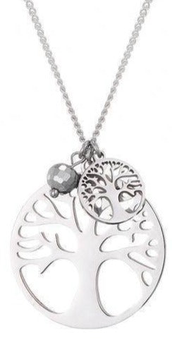 Pendentif Arbre de Vie en Acier Inoxydable