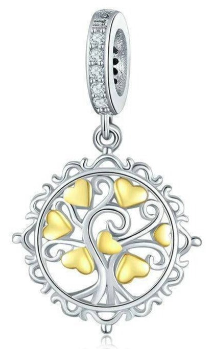 Pendentif Arbre de Vie Amour Éternel en Or - Bijou Symbolique