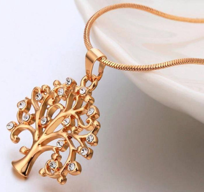 Collier Arbre de Vie Doré - Bijou Élégant et Spirituel
