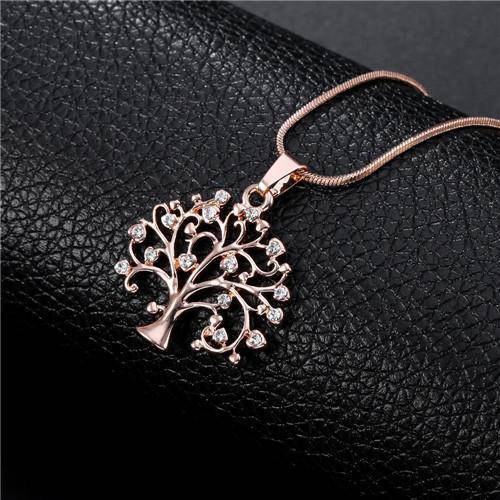Collier Arbre de Vie Doré - Bijou Élégant et Spirituel
