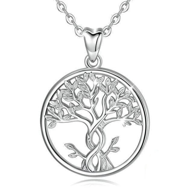 Pendentif Arbre de Vie Celtique en Argent Massif