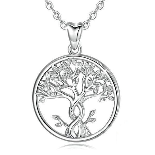 Pendentif Arbre de Vie Celtique en Argent Massif