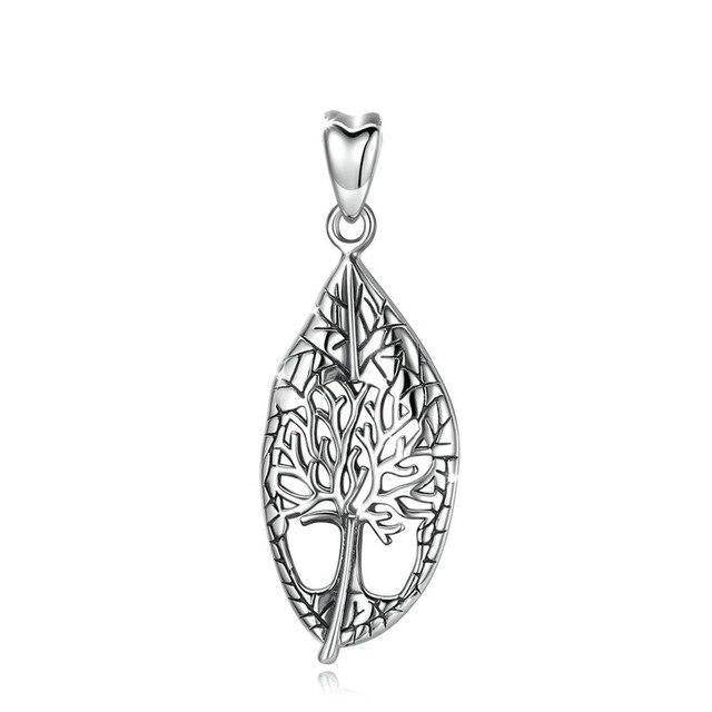 Collier Arbre de Vie Feuille : Élégance et symbolisme en argent massif