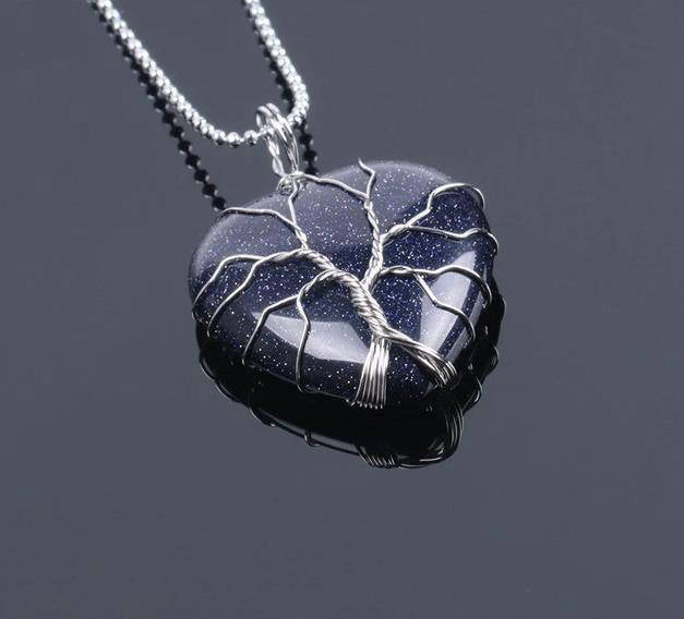 Collier Arbre de Vie 'Amour' : Élégance Symbolique, Énergie Positive