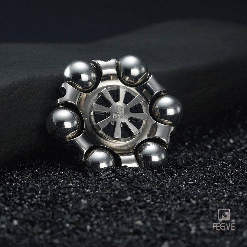Hand Spinner Titane Bleu : Élégance Durable pour Stress et Concentration