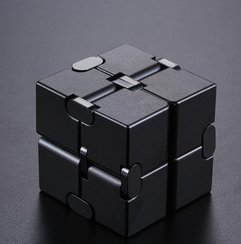 Cube Infini Aluminium : Jouet Anti-Stress Élite