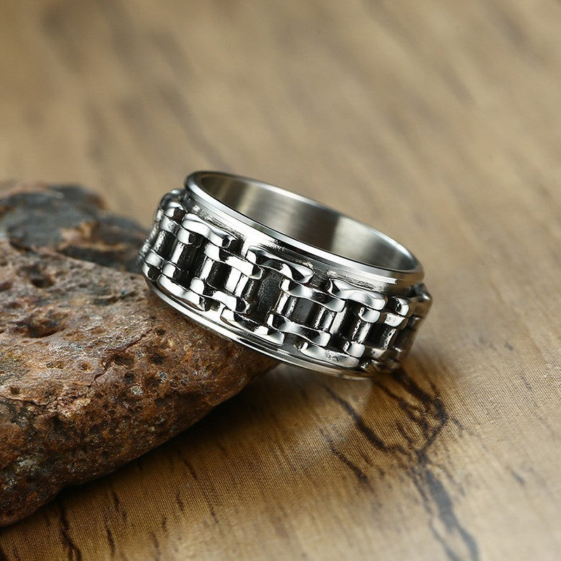 Bague Anti-Stress Anneau Tournant