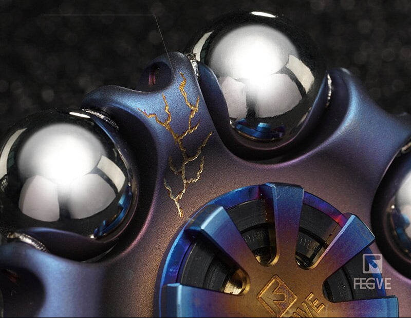 Hand Spinner Titane Bleu : Élégance Durable pour Stress et Concentration