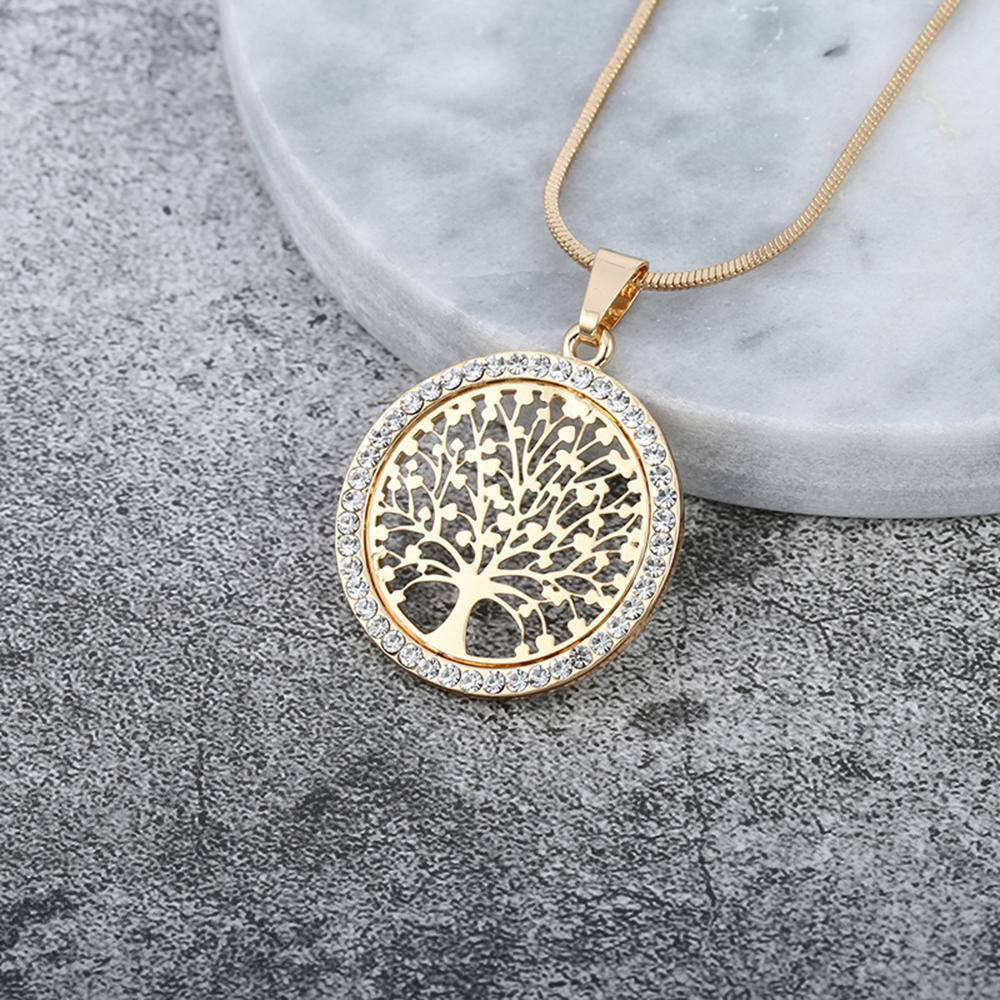 Pendentif Arbre de Vie Doré