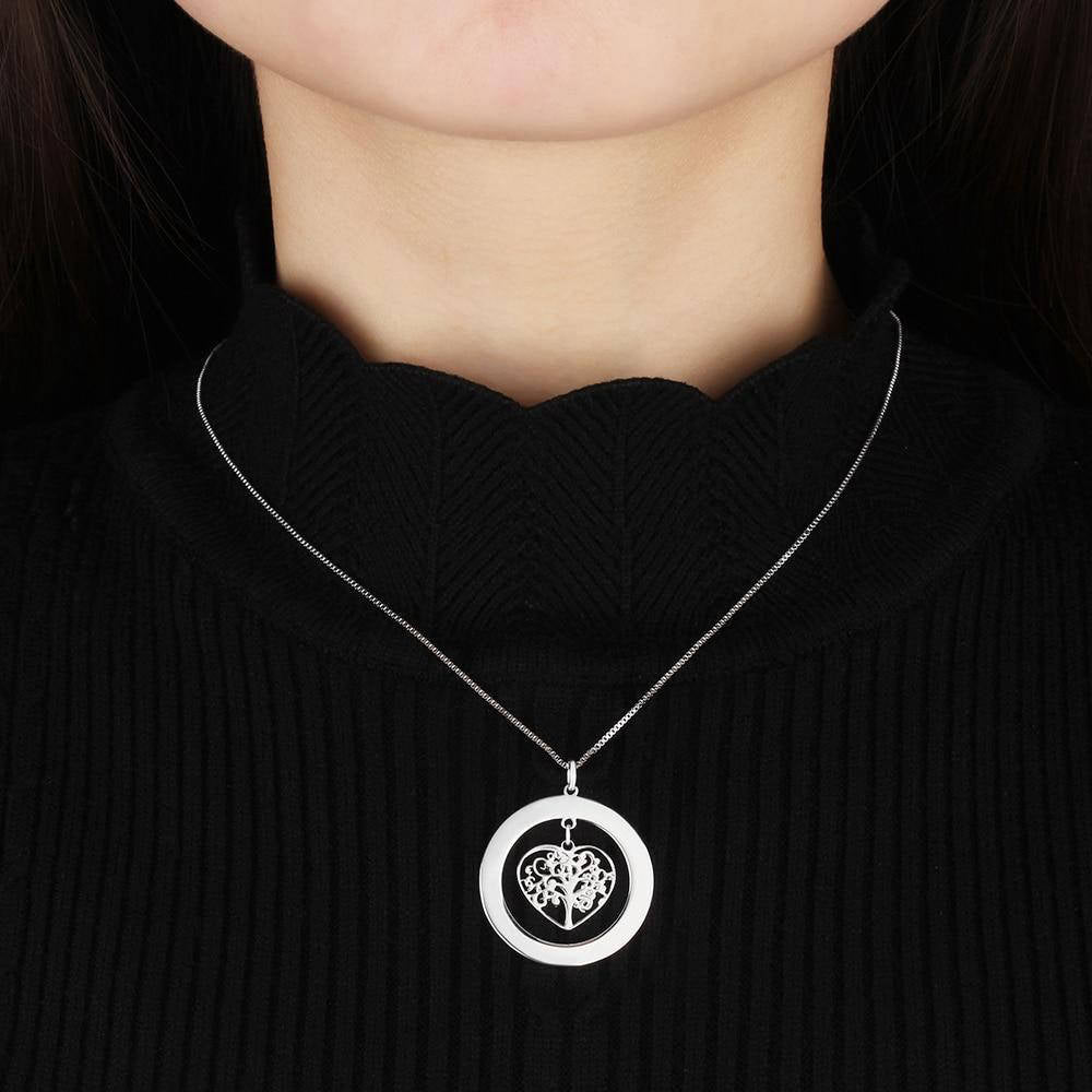 Collier Arbre de Vie Personnalisé en Argent Massif
