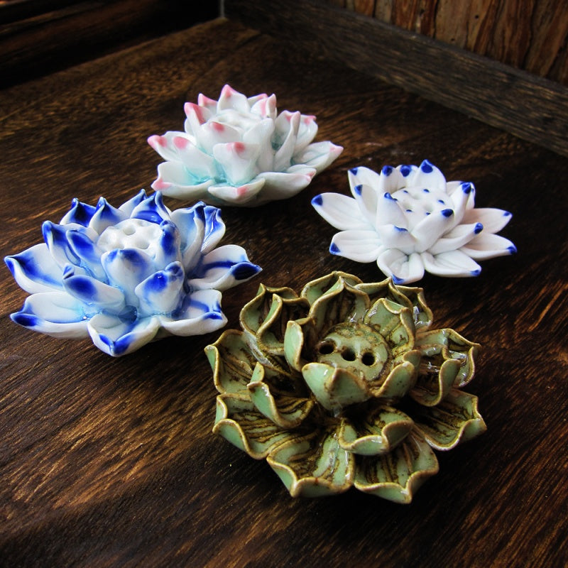 Porte Encens Lotus Artisanat : Élégance Zen, Sérénité Assurée, Ambiance Parfaite!
