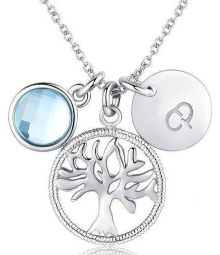 Collier Arbre de Vie Argenté