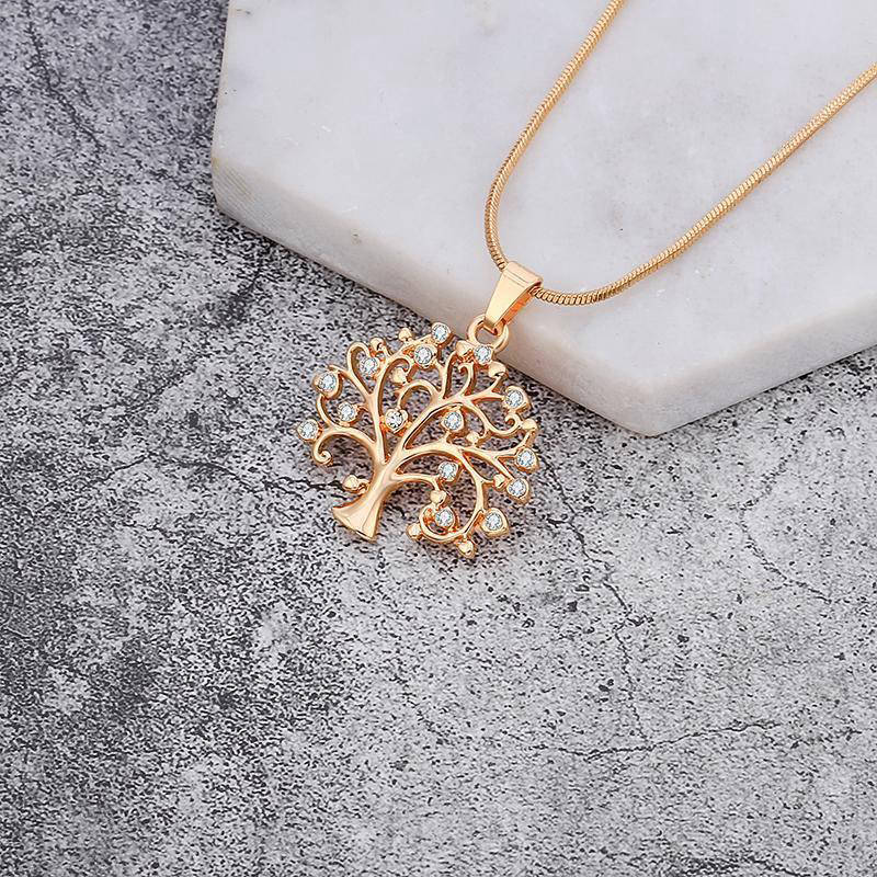 Collier Arbre de Vie Doré - Bijou Élégant et Spirituel