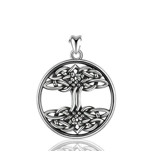 Collier Arbre de Vie Irlandais en Argent Massif