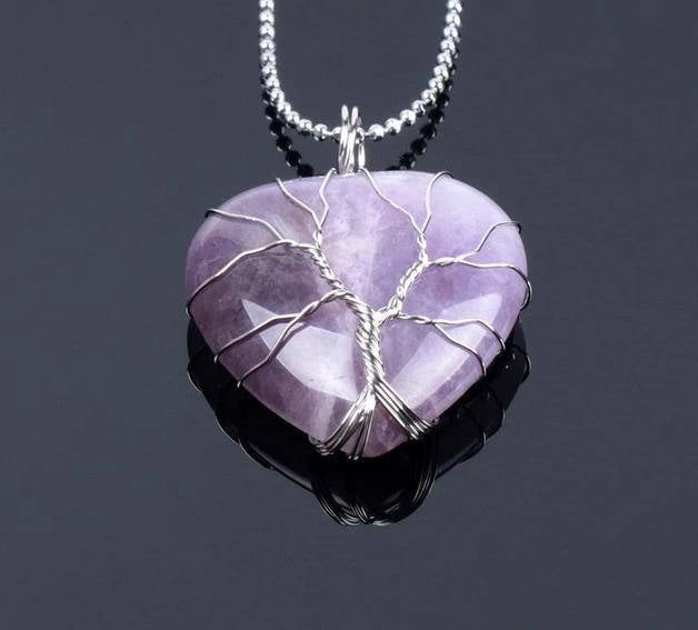 Collier Arbre de Vie 'Amour' : Élégance Symbolique, Énergie Positive