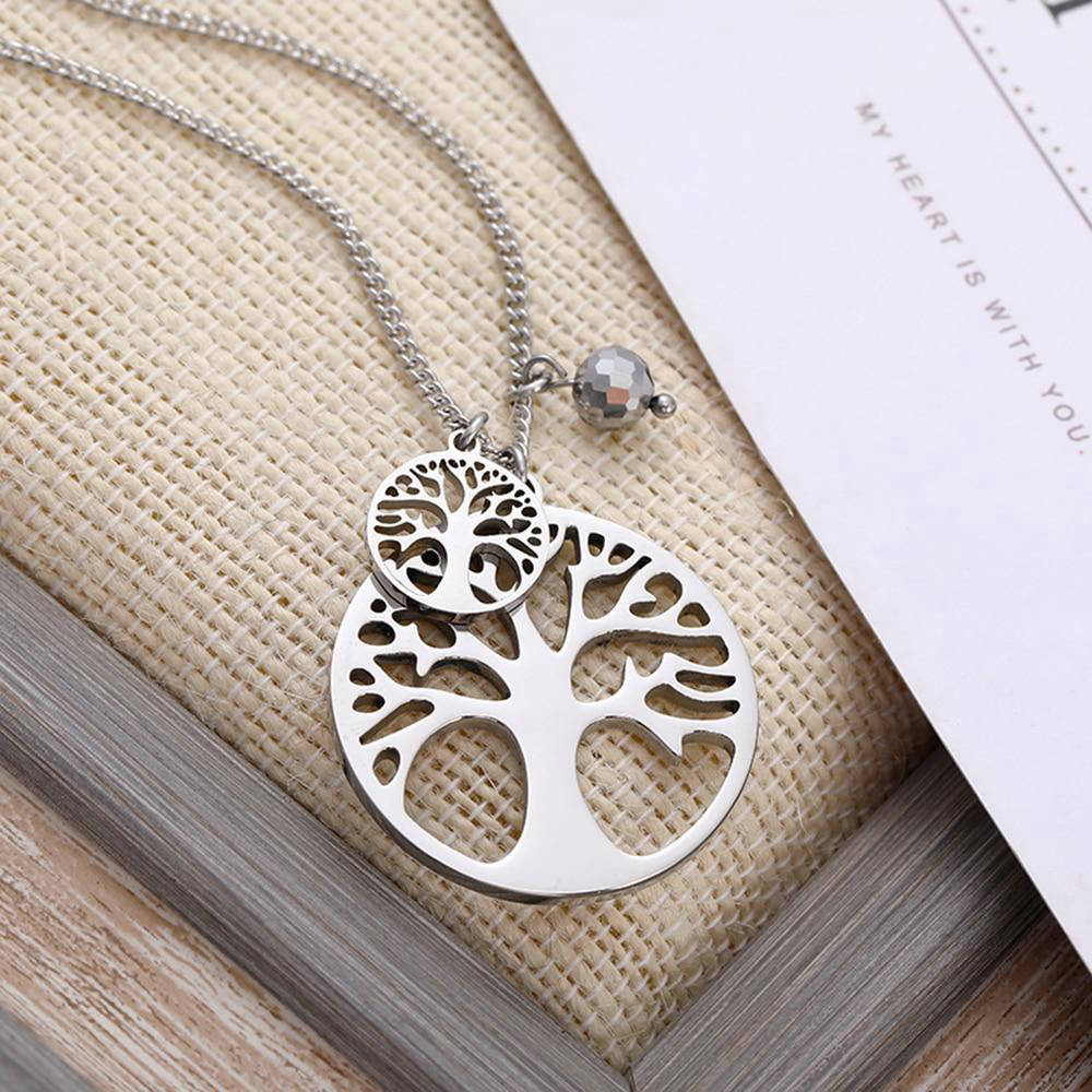 Pendentif Arbre de Vie en Acier Inoxydable