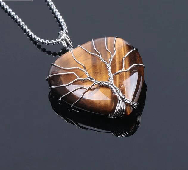 Collier Arbre de Vie 'Amour' : Élégance Symbolique, Énergie Positive
