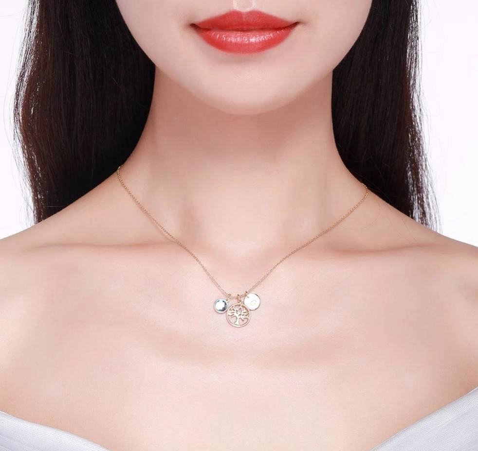Collier Arbre de Vie Argenté