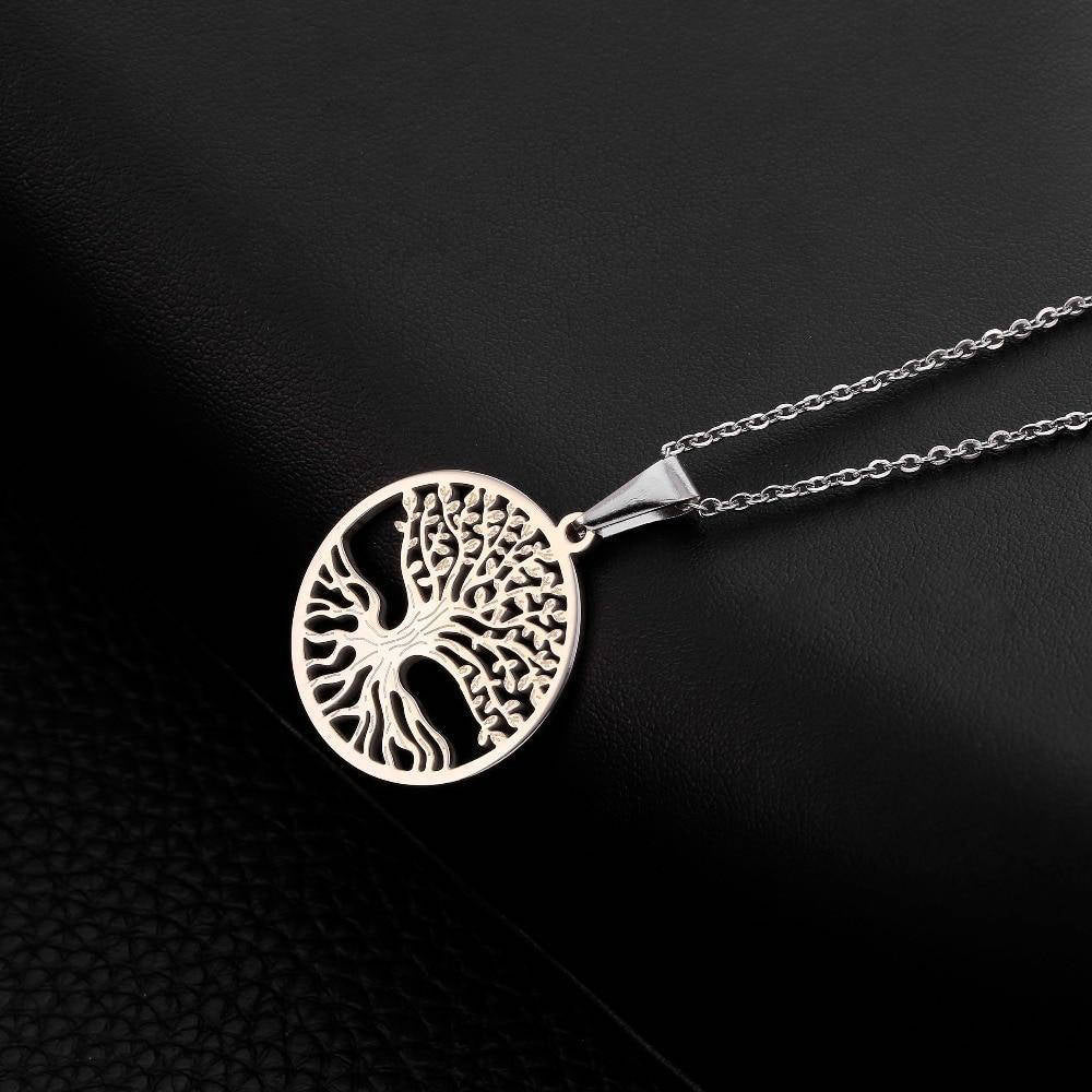 Collier Arbre de Vie Acier Inoxydable
