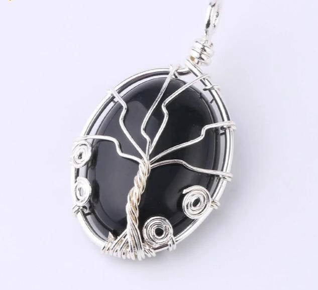 Pendentif Arbre de Vie 'Joyaux Naturels'