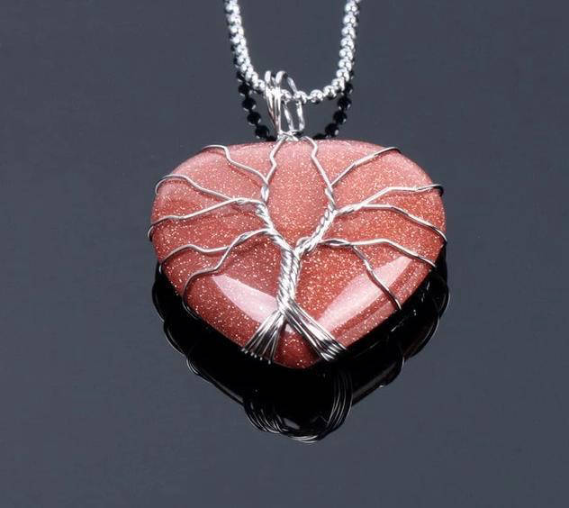 Collier Arbre de Vie 'Amour' : Élégance Symbolique, Énergie Positive