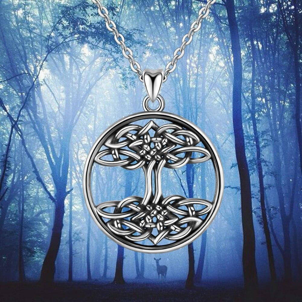 Collier Arbre de Vie Irlandais en Argent Massif