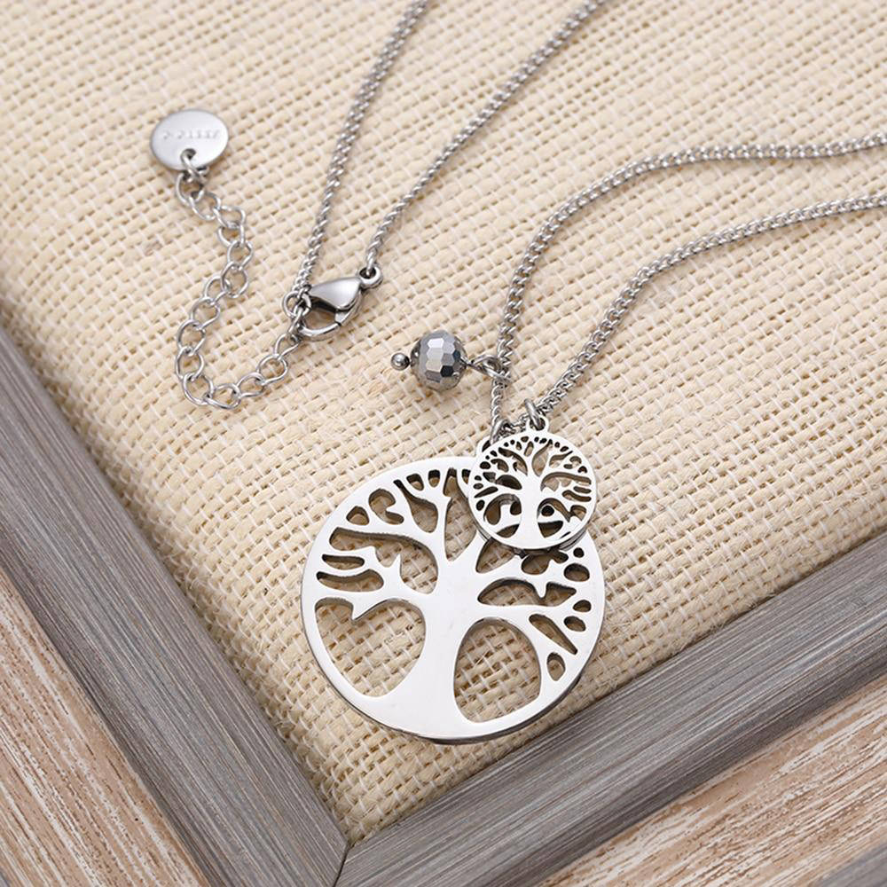 Pendentif Arbre de Vie en Acier Inoxydable