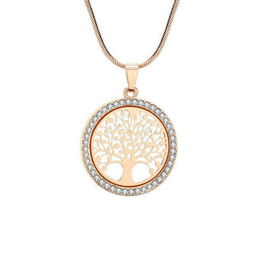 Pendentif Arbre de Vie Doré