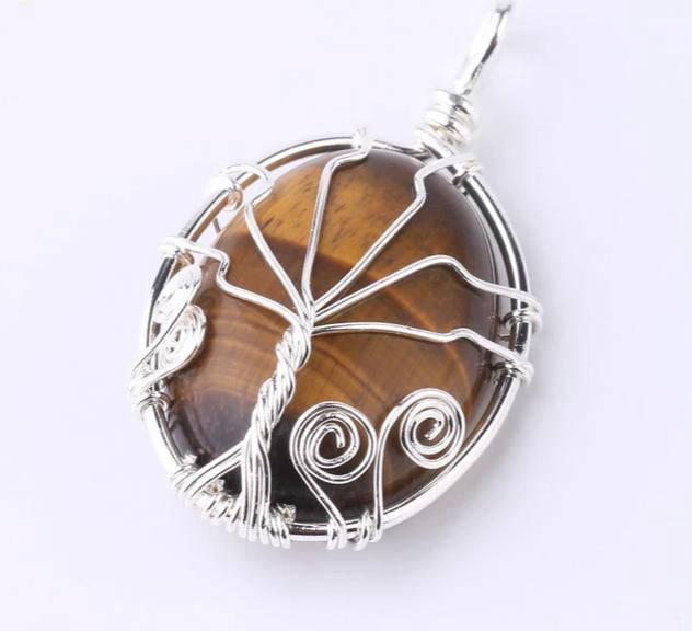 Pendentif Arbre de Vie 'Joyaux Naturels'