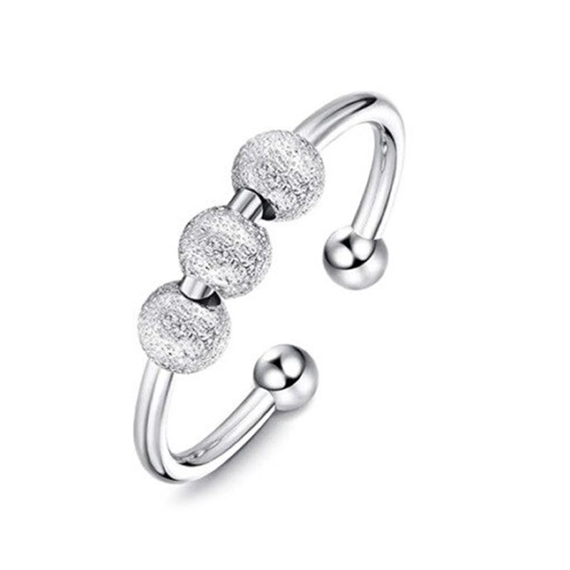 Bague Anti-Stress avec Bille Tournante pour la Relaxation